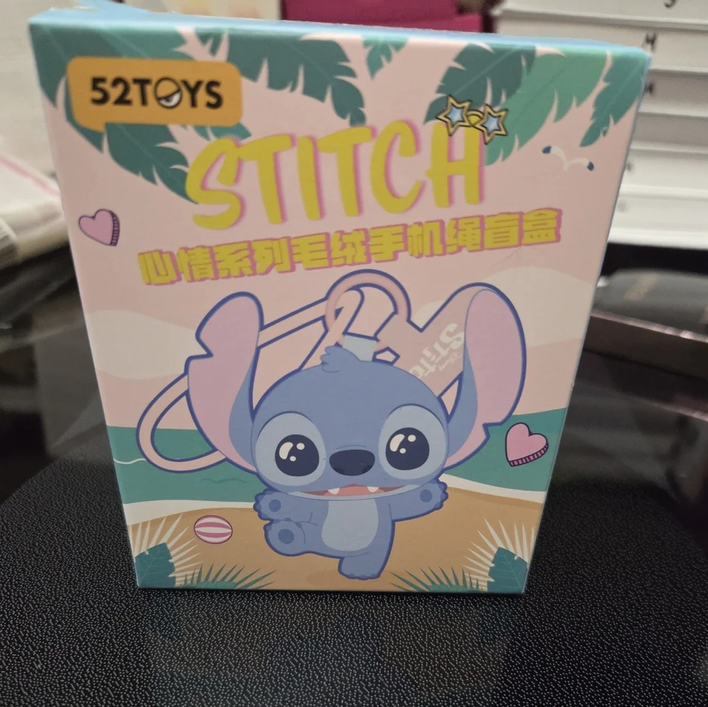 52TOYS Stitch Authentic Plush Phone Charm New In Box